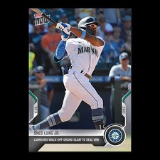 Shed Long Jr. - 2021 MLB Topps Now Card 395 - Print Run: 437 Seattle Mariners