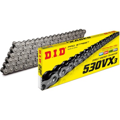 X-Ringkette DID530VX3/116E Endlos überlegener Stärke für Motorräder Cagiva Elefa