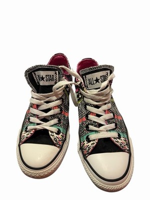 Converse Chuck Taylor All Star Ox Women s 7 Multicolor Aztec Geometric Print