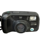 Vintage Pentax Zoom 90-WR 35mm Point Shoot Film Camera Black Case Strap Japan