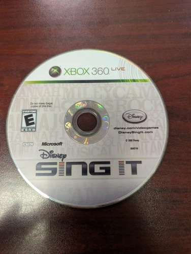 Disney Sing It (Microsoft Xbox 360, 2008) NO TRACKING - DISC ONLY 1912