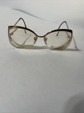 Vtg Tura Eyeglass Frames Gold Unique And Beautiful In Good Cond. A10