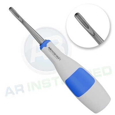 AR Silicone Curved Root Luxating Elevator 5mm Dental Instruments German Grade