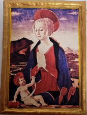 Virgin Mary Madonna Jesus Panagia Roman Catholic Ecclesiastical Icon