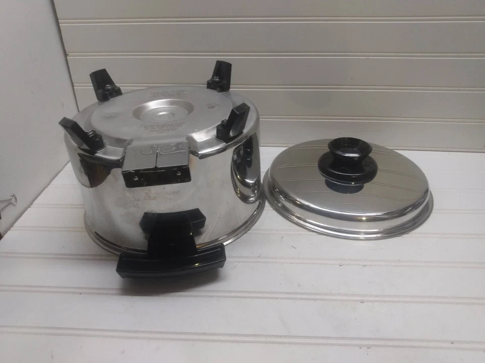 Kitchen Craft Royal Queen 5 Qt Electric Dutch Oven Oil Core Stainless Cooker Lid
