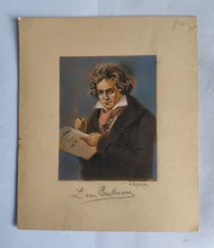 A. Russo Coloured Beethoven Print