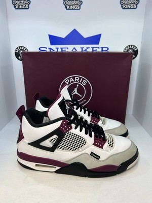 Air Jordan 4 Retro x Paris Saint-Germain PSG Bordeaux Size 13