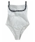 Karl Lagerfeld Swim Suit One Piece Bathing Suit Swimwear White Size M Style Eva
