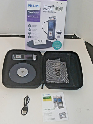 Philips DVT8115 VoiceTracer Audio Recorder MP3 & PCM Recording LCD Color Display