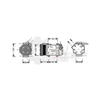 Kompressor Klimaanlage FüR Renault Clio II 1.4 16V 1.6 Kangoo