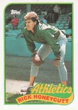 1989 Topps #328 Rick Honeycutt
