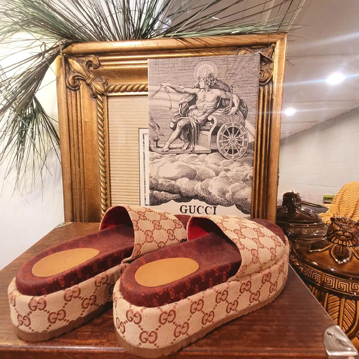 Gucci Gg Sandals In Men's Sandals & Flip Flops for sale | eBay