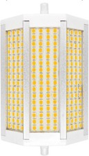 R7S LED 118mm Dimmbar, 30W Ersatz für Halogenstab 118mm 300W, Warmweiß