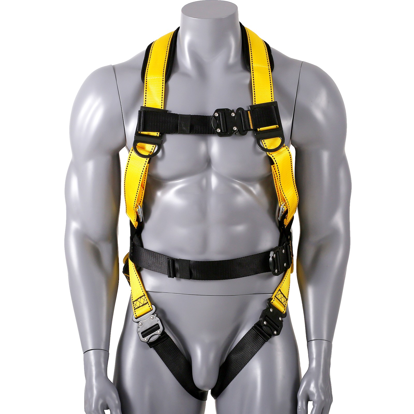 Uimoso Safety Harness Full Body Harness with Padding & Quick Connect Buckles (S)