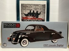 1:18 PRECISION COLLECTION 100- 1937 LINCOLN ZEPHYR BLACK