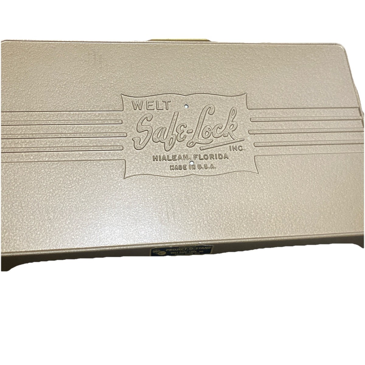 アメリカンヴィンテージテーブル SAFE-LOCK社 プロジェクトオースタンド Original Project-O-Stand WELT SAFE-LOCK Portable Table 100