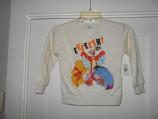 Disney Parks Winnie the Pooh EEEEEEK Beige Sweet Shirt Size 4 KIDS