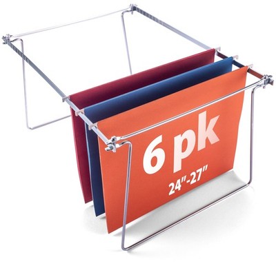 Officemate Hanging File Frame, Letter Size Fits 24  27 , Adjustable Heavy-Duty