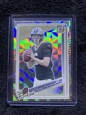 2025 tyler shough Donruss Silver Checkered Board 17 The Rookies