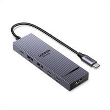 UGREEN USB C Hub 6-in-1 Multiport Adapter with 4K HDMI, 4x 10Gbps Ports, 100W PD
