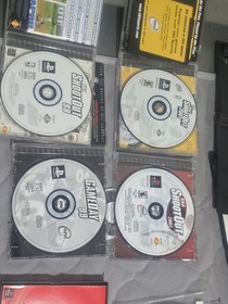 Retro Game Lot PS1 PS2 Dreamcast Sports Games Madden NBA + Controllers Vintage