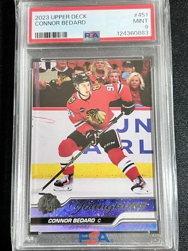 2023 Upper Deck Connor Bedard #451 PSA 9