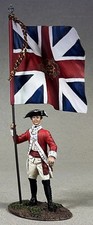 BRITAINS AMERICAN REVOLUTIONARY WAR 16209 BRITISH 43RD REGT OF FOOT ENSIGN KINGS
