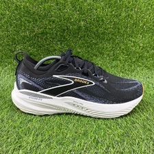 Brooks Glycerin GTS 22 Mens Sz 10 2E Wide Black Country Blue Orange Pop Running