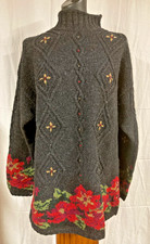 VINTAGE WOOLRICH "Warmest Sweater in the world", pure wool, holiday, M