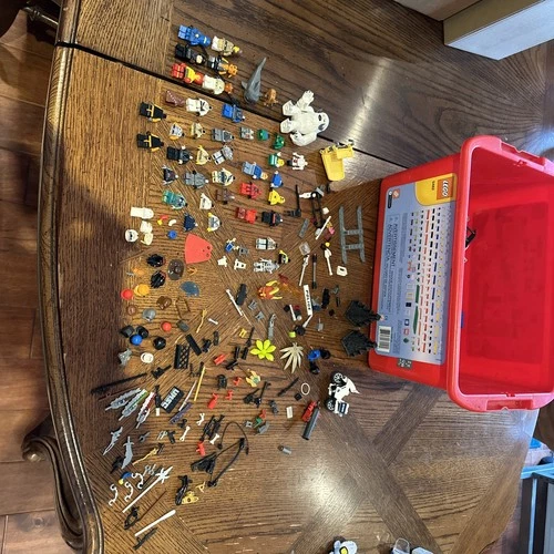 Mystery lot of Lego mini figures animals accessories Star Wars Ninjago Wampa