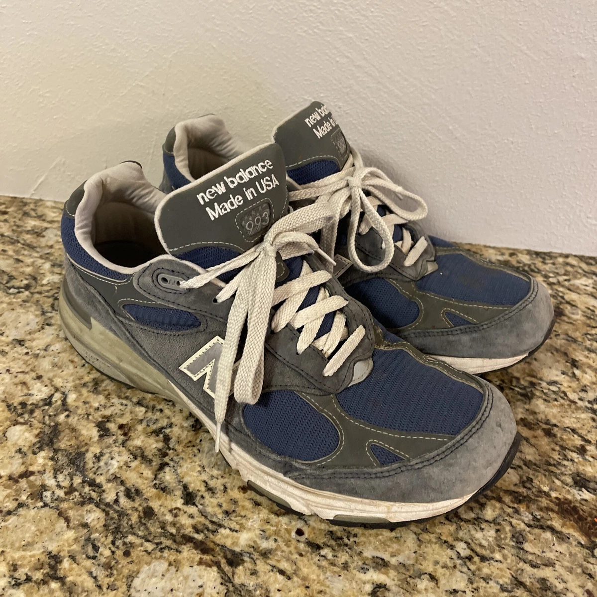 New Balance 993 Mens Size 12 Multicolor Running Shoes MR993VI Blue