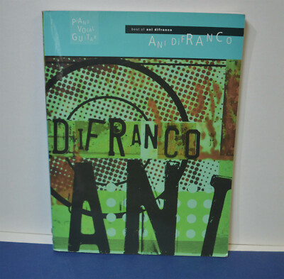 Best of Ani Difranco by Ani DiFranco 2001 Piano Vocal Guitar