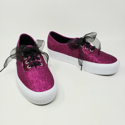 vans authentic platform pink