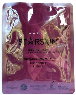 Starskin Nourishing Double Layer Hand Mask Gloves Hollywood Hand Model New