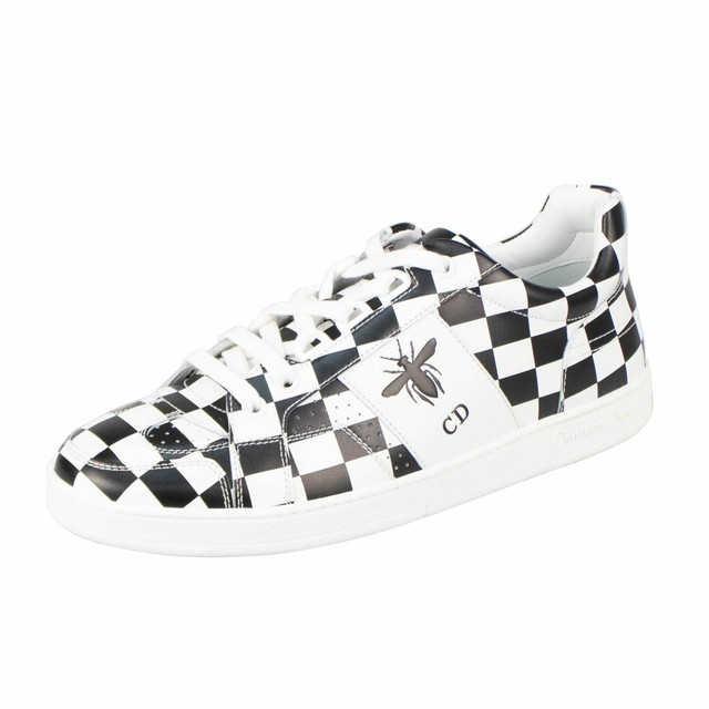 christian dior black and white sneakers