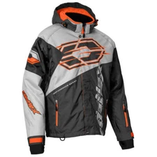 Castle X Code G3 Snowmobile Jacket - Orange/Silver