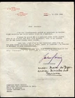 Mr. Autograph GASTON GERARD MAYOR OF DIJON MINISTER. 1943