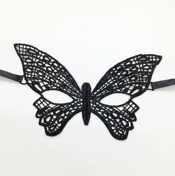 Sexy Women Black Lace Eye Face Mask Masquerade Party Ball Prom Halloween Costume - Image 2 of 4