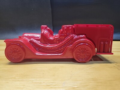 Vintage Avon After Shave Bottle Red Painted Fire Truck Tai Winds Full