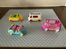 Lot of4 Shopkins Cutie Cars Diecast Moose 