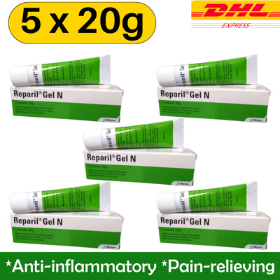 5x20g REPARIL GEL N Anti-Inflammatory Pain Relief Reduce Bruising & Swelling-DHL
