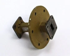 Systron Donner DBF-275 Waveguide Bulkhead Feedthrough WR-62, 12.4-18 GHz
