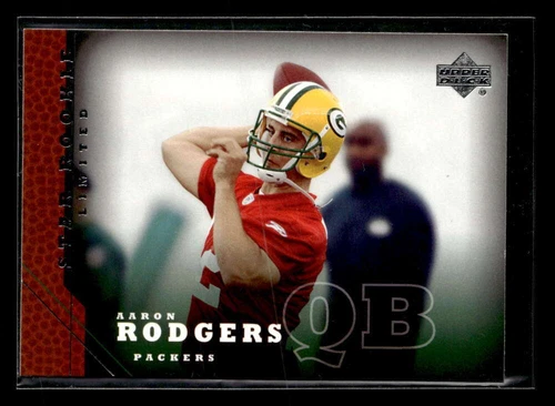 2005 Upper Deck Aaron Rodgers #202 Rookie Green Bay Packers Y7217