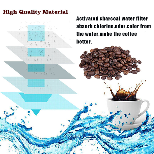 Hasta 36 filtros de agua de carbón de repuesto para todas las cafeteras Cuisinart EE. UU. - Imagen 6 de 7