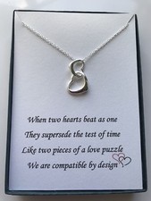 Love Heart necklace w/ love poem for your wife/girlfriend/friend