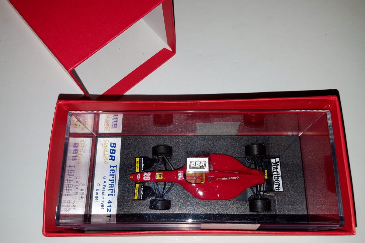 BBR 1/43フェラーリ412 T1 メタルキット 未組み立て 精密メタル BBR Serie Oro BG26 1/43 Ferrari 412 T1 #28 1994 Brazil Grand