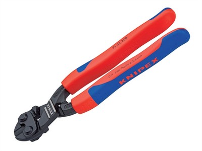 Knipex (71 02 200 SB) Cobolt  Kompakt-Bolzenschneider Mehrkomponentengriff 200 mm...