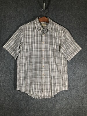 Arrow Pocket Shirt Casual Button Up Collar Wrinkle Free Medium Multicolor Mens M