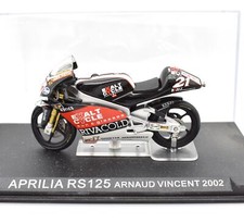 modellini moto scala 1:24 APRILIA RS125 diecast collezione edicola VINCENT bike