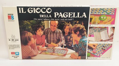 DAS PAGELLA SPIEL MB MILTON BRADLEY VINTAGE 1972 NEW IN BOX SPIEL BOX